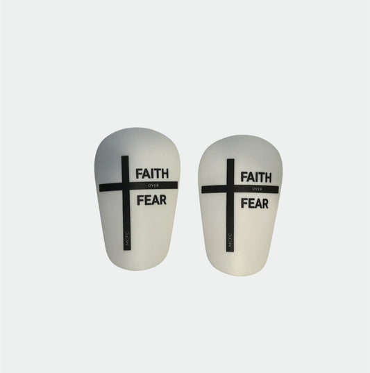 FAITH OVER FEAR Mini Shinguards (10x6)